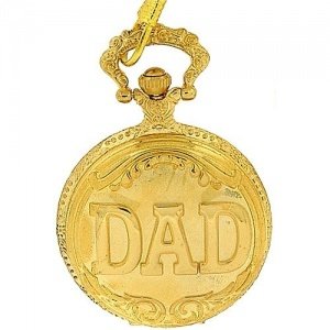 ROJAS Goldfarbene Taschenuhr Dad 