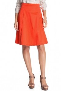 Rock aus Leinen/Baumwolle