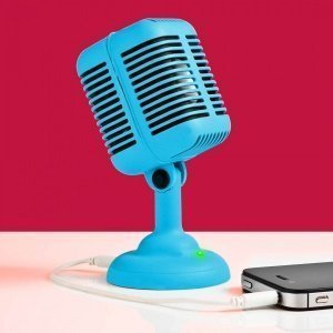 Rockabilly Mikrophon Lautsprecher