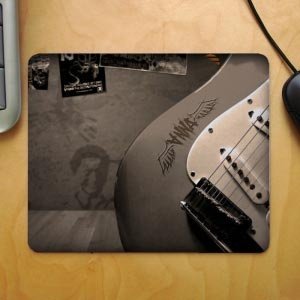 Rockiges Mousepad mit Namensaufdruck