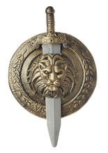 Römisches Gladiator-Schwert mit Schild