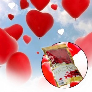 Romantische Herzluftballons