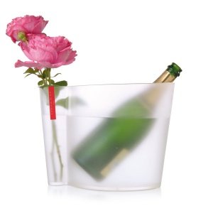 Romantischer Weinkühler mit Vase von Ate