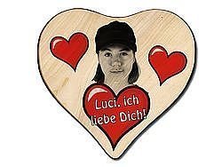 Romantisches Geschenk: Holzschild in Her