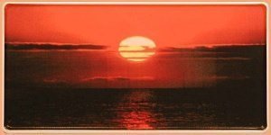 Romantisches Geschenk: Schild mit Sonnen