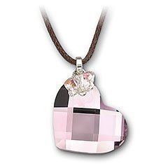 Rosa Herz und Schmetterling Mini-Anhänge