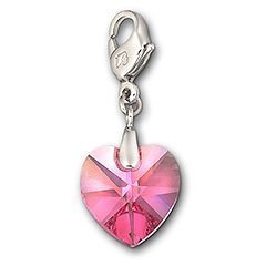 Rose Heart Charm