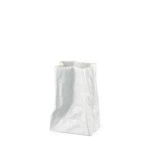 Rosenthal - Tütenvase, 14 cm, weiß glasi