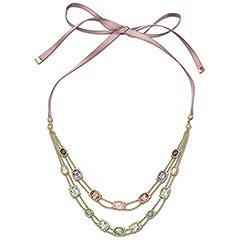 Rosette Long Halskette