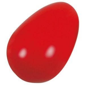 Rote Rumbaeier Spielzeug aus Holz