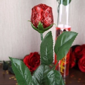 Rote Schokoladen Rose