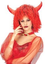 Rote Teufelin Perücke