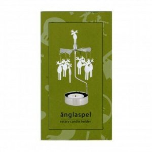 Rotierender Teelichthalter Elch