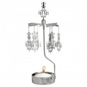 Rotierender Teelichthalter Kronleuchter