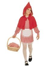 Rotkäppchen Märchen Kinderkostüm rot-wei