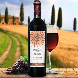 Rotwein Poggio agli Alberi Chianti 2009 