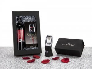 Rotweinbelüfter fürs Glas *mit Wein*