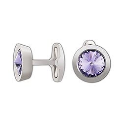 Round Tanzanite Manschettenknöpfe