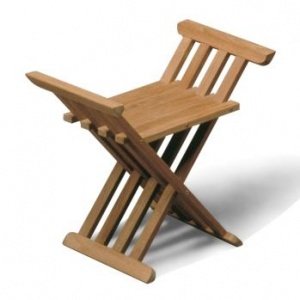 Royal Chair Hocker aus Teak von Skagerak