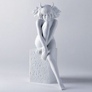 Royal Copenhagen Sternzeichen STIER weiß