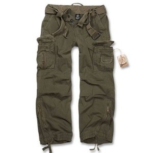 Royal Vintage Trouser Cargo Hose oliv