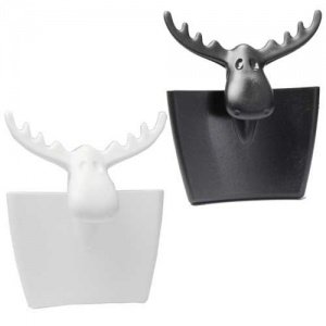 RUDOLF Tassenutensilio 2er-Set schwarz/w