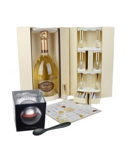 Ruinart Champagner & Caviar Pearls Set m