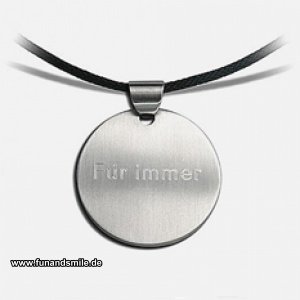 Runde Kette mit Gravur