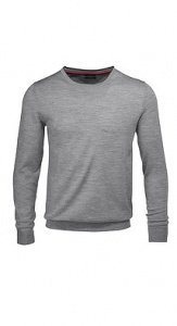 Rundhalspulli aus Merinowolle