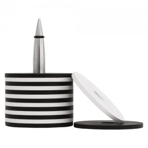 SALUTE black & white Untersetzer 12er-Se