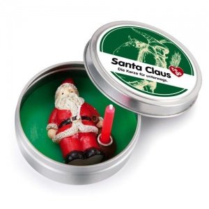 SANTA CLAUS  KERZE TO GO Nikolaus in der