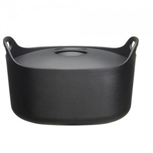 SARPANEVA 4L Gusseiserner Kochtopf, OVAL