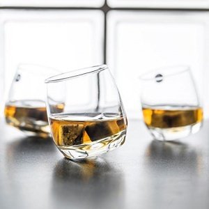 Sagaform Bar, Rocking Whiskey Gläser 6er-Set 20cl