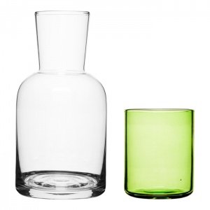 Sagaform Karaffe mit Glas Grün