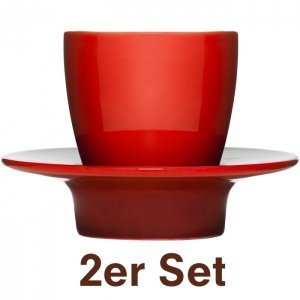 Sagaform LOOP Espressotasse Rot