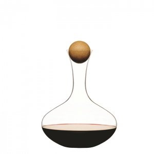 Sagaform Oval Oak Rotweinkaraffe