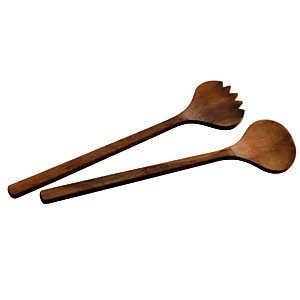 Salat-Besteck aus Akazien-Holz