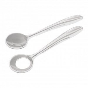 Salatbesteck Aqua klar