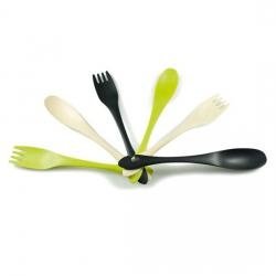 Salatbesteck Flex gruen