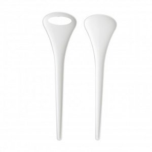 Salatbesteck Rio solid weiß