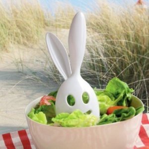 Salatbesteck Salad Bunny weiß