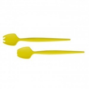 Salatbesteck Scala solid senf