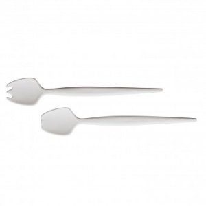 Salatbesteck Scala solid weiß