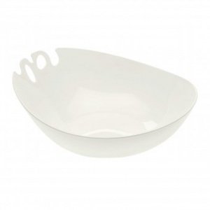 Salatschüssel Shadow solid wei&#223