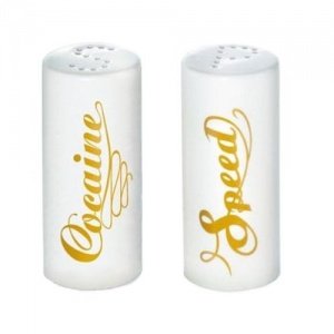 Salz- und Pfefferstreuer Speed & Cocaine