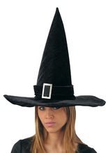 Samt Hexenhut mit Schnalle