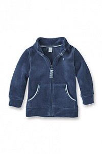 Samtige Nicki Zippjacke