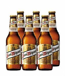 San Miguel Bier aus Spanien 6 Flaschen (1980ml Flaschen)