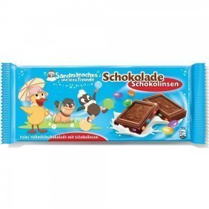 Sandmännchen Schokolade Schokolinsen