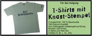 Santa Fu - T-Shirt ´´Auf Bewährung´´ - o